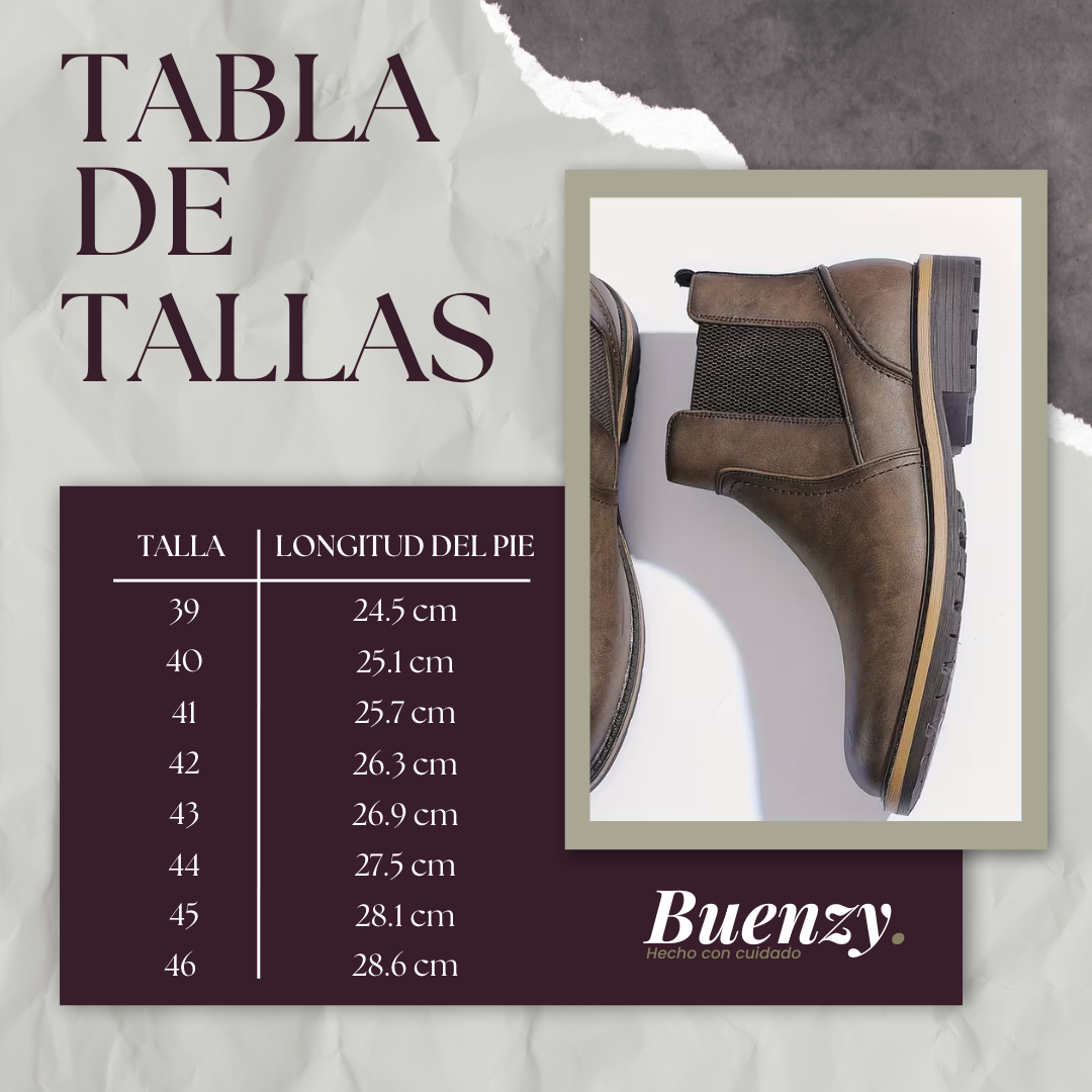 Botines Chelsea para hombre en marrón oscuro mate